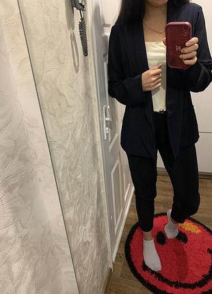 Пиджак женский темно синий
