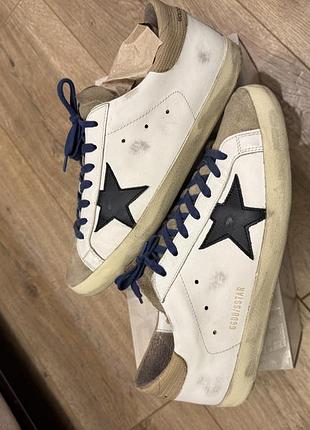 Кеди чоловічі golden goose білі