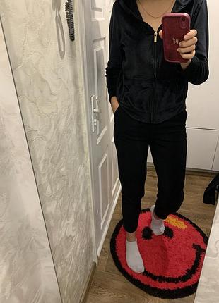 Худи на замке велюр с капишоном