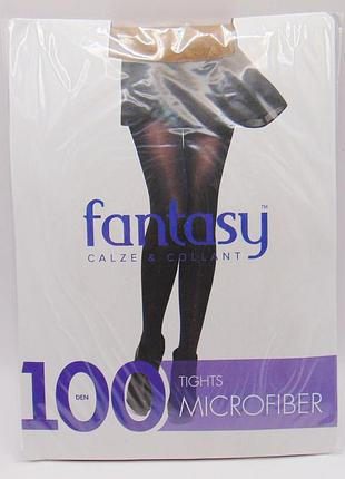 Колготы 100 den микрофибра р.4 бежевые fantasy