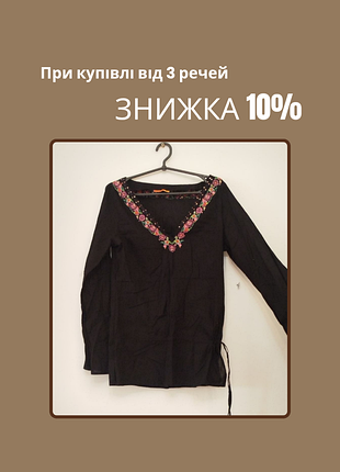 Черная блуза женская