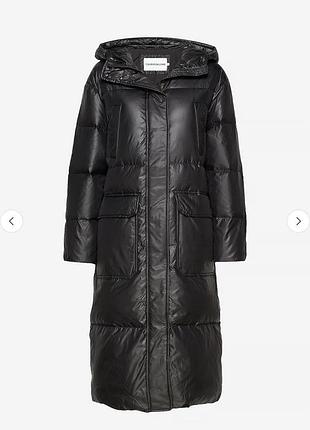 Жіночий пуховик calvin klein чорний довгий xs