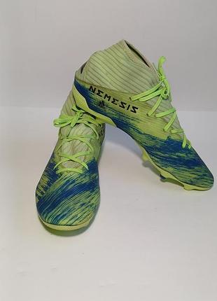 Бутси чоловічі adidas nemeziz 19.3 fg салатовий 45.