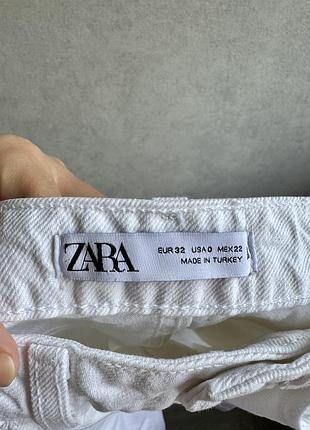 Джинси білі zara 3