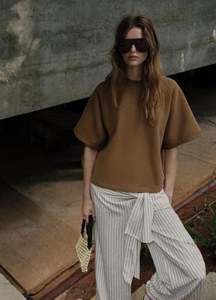 Zara футболка світшот