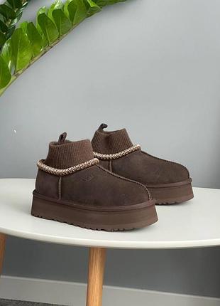 Угги ugg tazz sock chocolate / smb+ 🔗