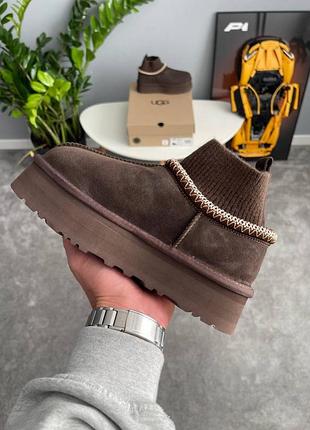 Угги ugg tazz sock chocolate / smb+ 🔗 4