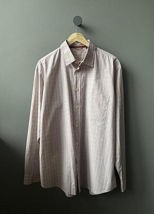 Чоловіча сорочка zegna sport у клітинку