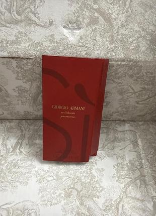 Пробник духів giorgio armani red bloom passion