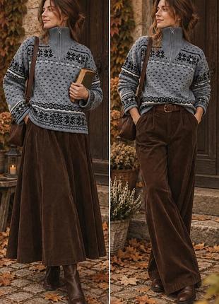 Скандинавський вʼязаний вовняний джемпер пуловер світер laila&lasse knit collection