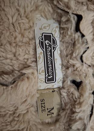 Женская дубленка stradivarius 4