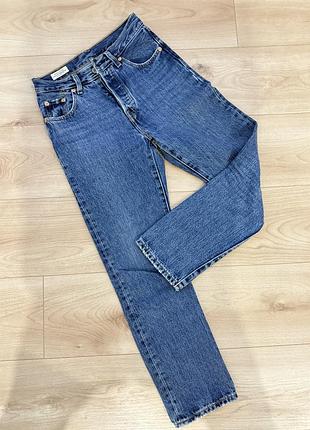 Джинси жіночі levi’s 501 crop сині