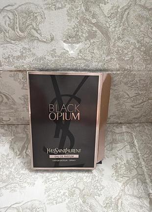 Пробник духів yes saint laurent black opium