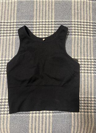Жіночий спортивний топ h&m чорний