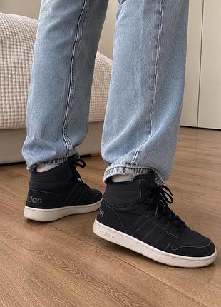 Кеди adidas високі чорні