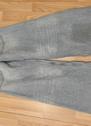 Джинси  zara широкі блакитний колір 3