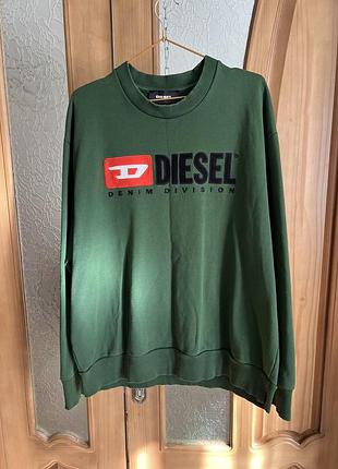 Diesel denim светр зелений, розмір l
