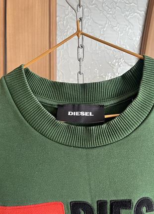 Diesel denim светр зелений, розмір l 2