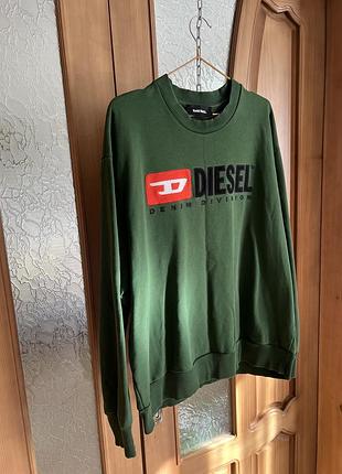 Diesel denim светр зелений, розмір l 5