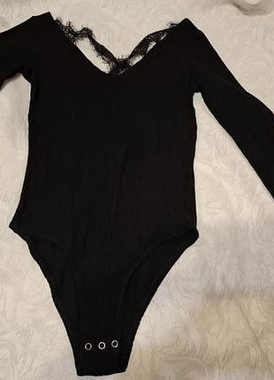 Боді в рубчик cropp