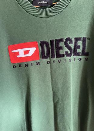 Diesel denim светр зелений, розмір l 3