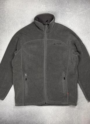 Vaude aras флісова куртка фліс теплий зимовий кофта сіра xxl 56