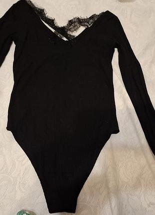 Боди в рубчик cropp 7