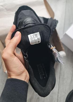 Кроссовки мужские lacoste elite active black 6