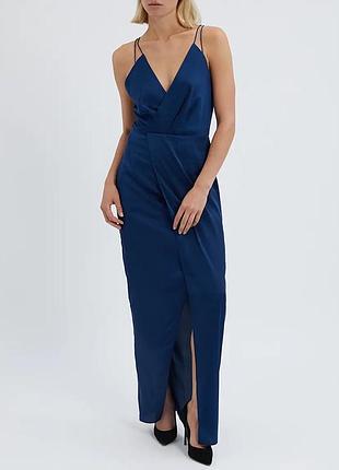 Атласна вечірня сукня reiss
