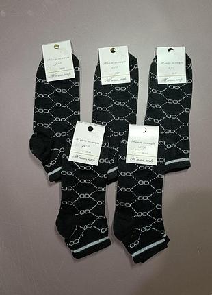 Женские короткие демисезонные носки, набор 5 пар 36-41