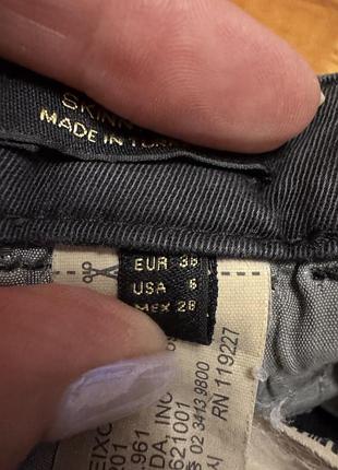 Чорні джинси скіні massimo dutti 5