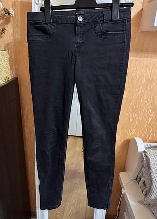 Чорні джинси скіні massimo dutti 2