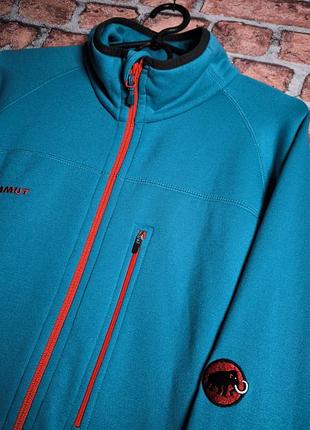 Олімпійка кофта з мікрофлісом чоловіча mammut на мікрофлісі