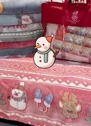 ❄️простирадло мікрофібра ❄️ ☃️сніжок