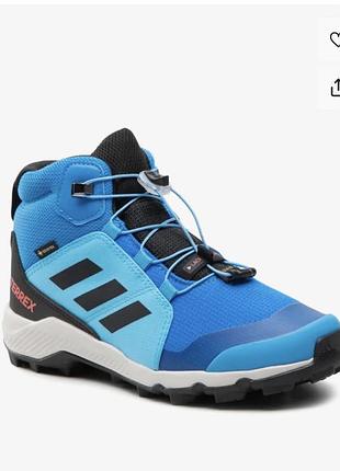 Черевики унісекс adidas terrex сині, розмір 39.5, устілка 25 см