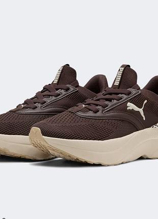 Кросівки puma коричневі 24 см текстиль