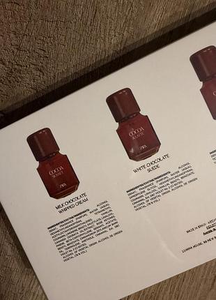 Парфуми zara cocoa sunset discovery set, парфуми на осінь 3