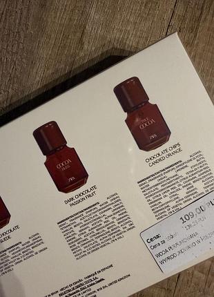 Парфуми zara cocoa sunset discovery set, парфуми на осінь 4