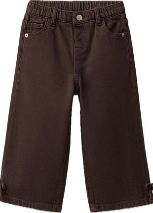 Джинси для дівчинки zara коричневі 110 см