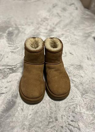 Оригинальные зимние угги ugg classic mini ii chestnut