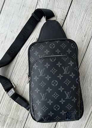 Мужская кожаная сумка-слинг avenue slingbag pm люкс 2