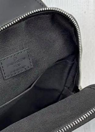 Мужская кожаная сумка-слинг avenue slingbag pm люкс 6