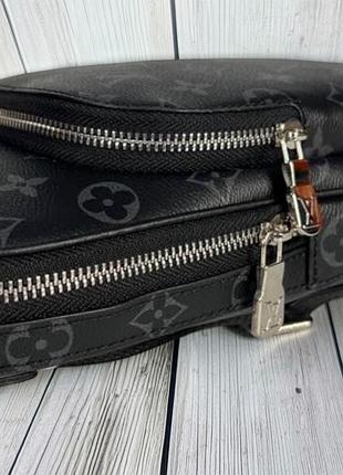 Мужская кожаная сумка-слинг avenue slingbag pm люкс 4