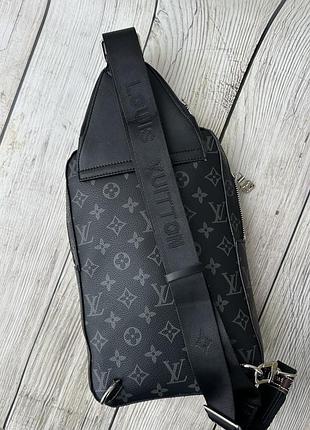 Мужская кожаная сумка-слинг avenue slingbag pm люкс 7