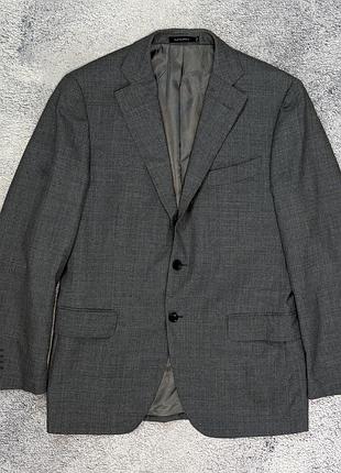 Чоловічий піджак блейзер suitsupply lazio оригінал 100% шерсть приталений slim fit розмір 52