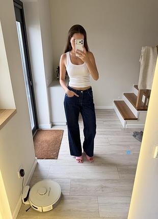 Джинси h&m темно-сині