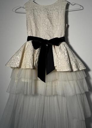 Детское платье со шлейфом 2