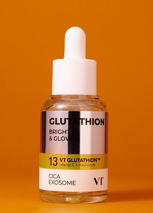 Освітлювальна ампула для вирівнювання тону шкіри vt g2 brightening ampoule, 30 мл