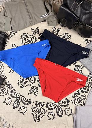 Брендові стильні плавальні плавки три кольори speedo🖤❤️💙