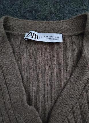 Кардиган zara в составе шерсть 4